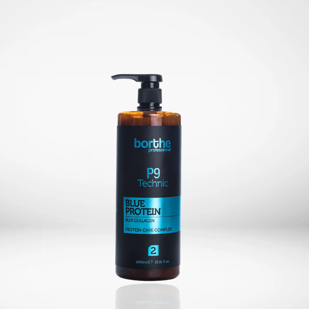 BORTHE Professional P9 Series Shampooing sans sel et sans sulfate et complexe lissant sans protéines 1000 m