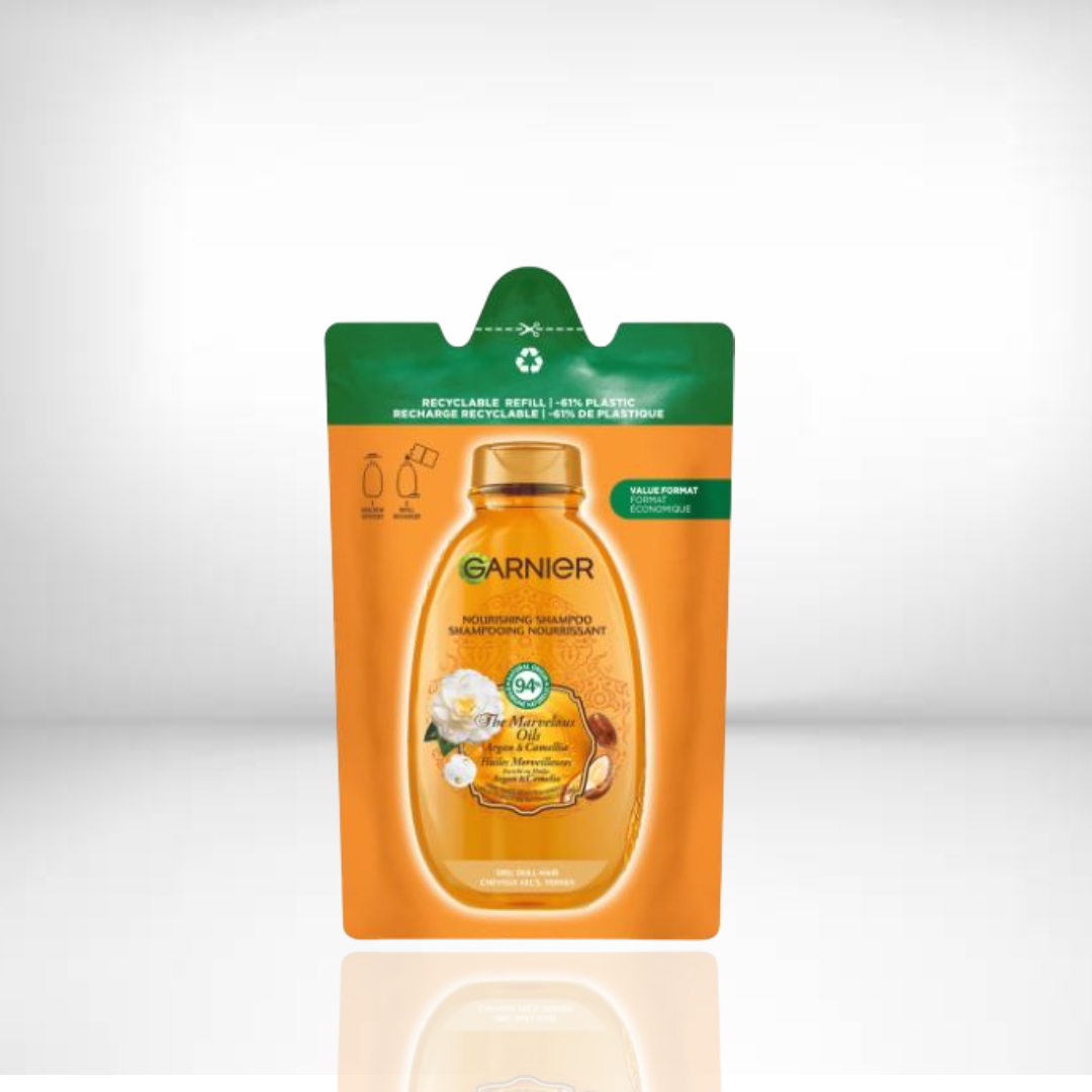 ✨ Garnier Ultra Doux Merveilleux Huiles d'Argan & Camélia – Recharge Shampooing ✨